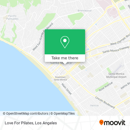 Love For Pilates map