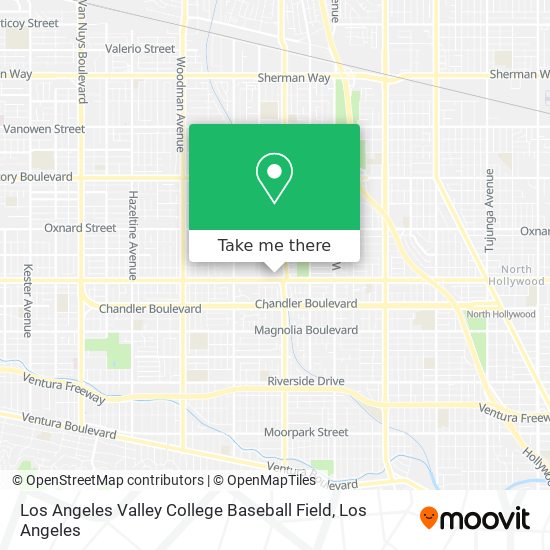Mapa de Los Angeles Valley College Baseball Field