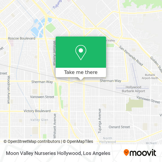 Moon Valley Nurseries Hollywood map