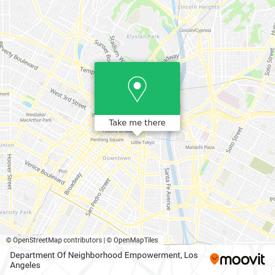 Mapa de Department Of Neighborhood Empowerment