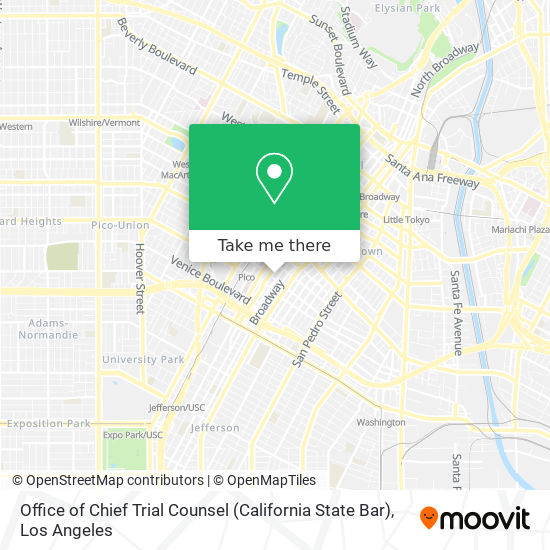 Mapa de Office of Chief Trial Counsel (California State Bar)