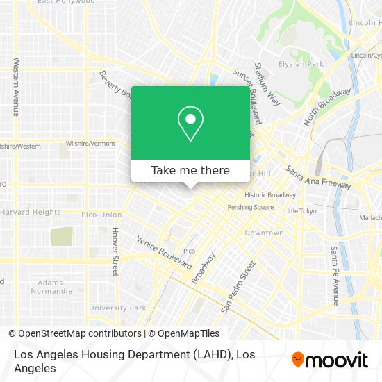 Mapa de Los Angeles Housing Department (LAHD)