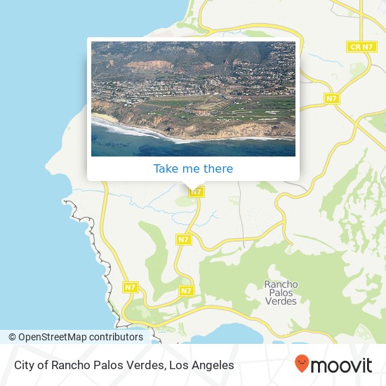 Mapa de City of Rancho Palos Verdes