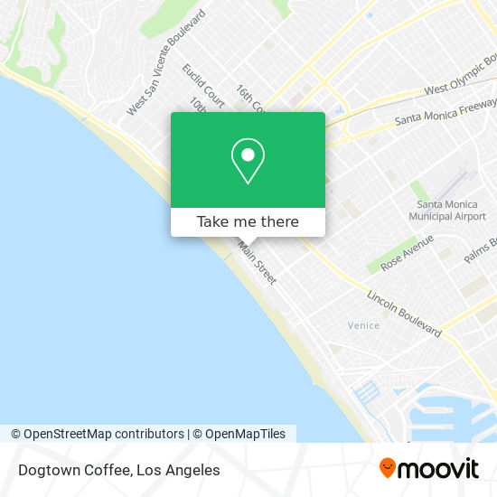 Mapa de Dogtown Coffee