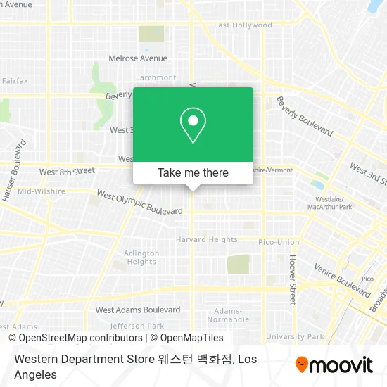 Western Department Store 웨스턴 백화점 map