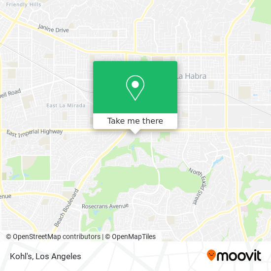 Kohl's map