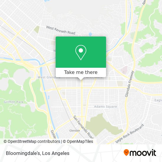 Bloomingdale's map