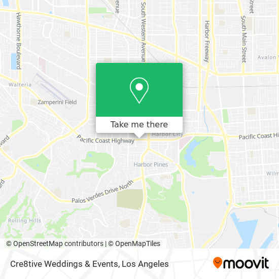 Mapa de Cre8tive Weddings & Events