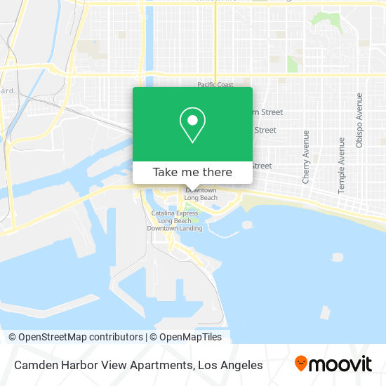 Mapa de Camden Harbor View Apartments