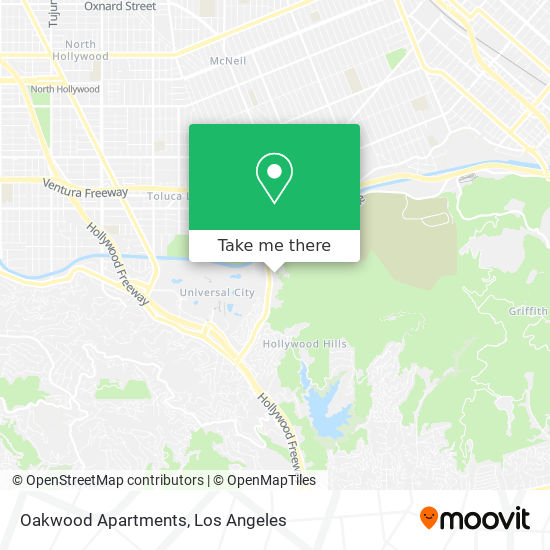 Mapa de Oakwood Apartments