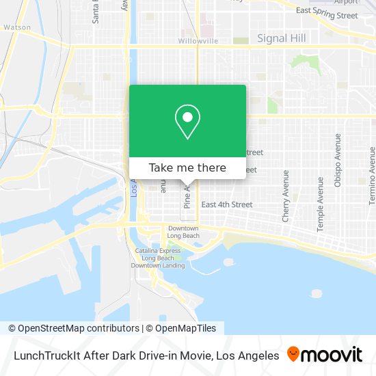 LunchTruckIt After Dark Drive-in Movie map