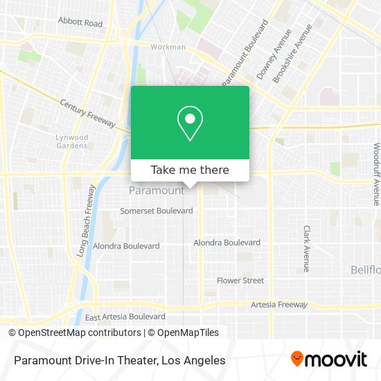 Paramount Drive-In Theater map