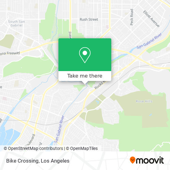 Bike Crossing map