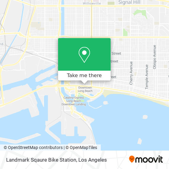 Landmark Sqaure Bike Station map