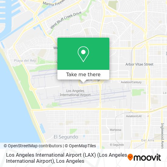 Los Angeles International Airport (LAX) (Los Angeles International Airport) map