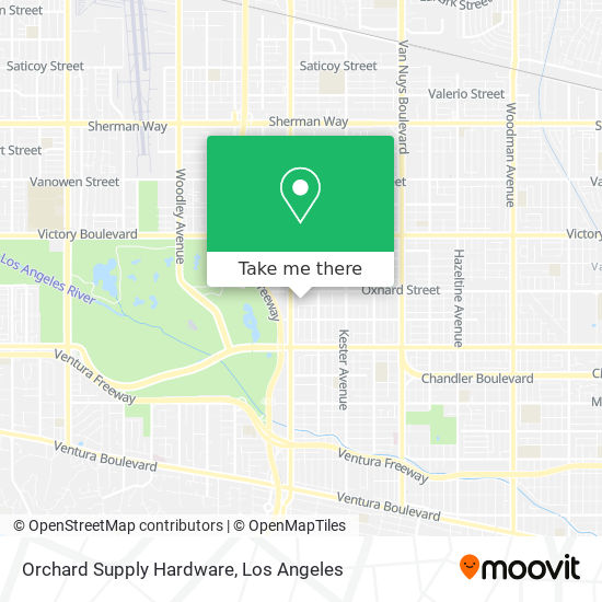 Orchard Supply Hardware map