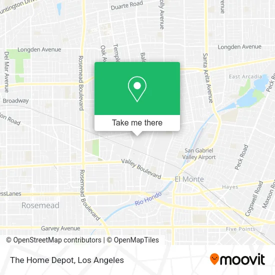 The Home Depot map