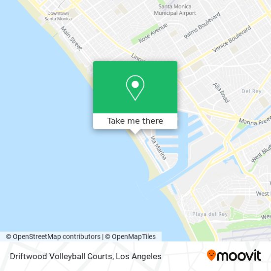 Driftwood Volleyball Courts map