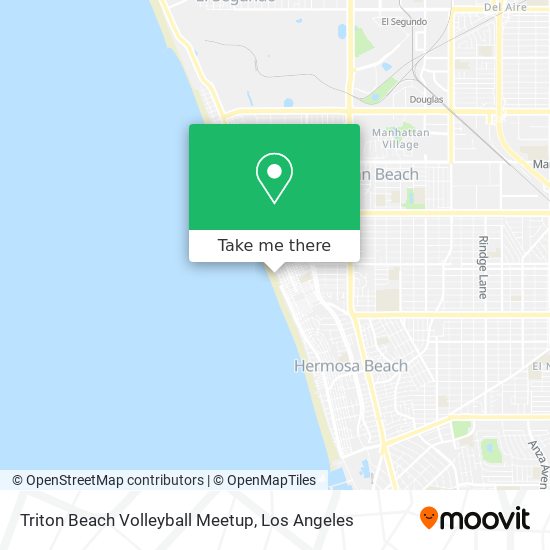 Mapa de Triton Beach Volleyball Meetup