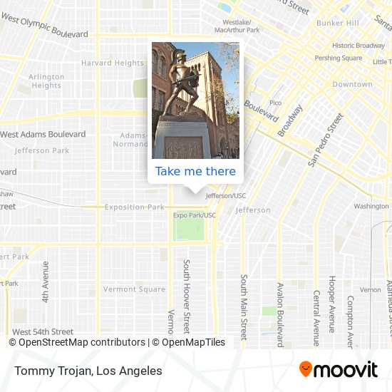 Mapa de Tommy Trojan