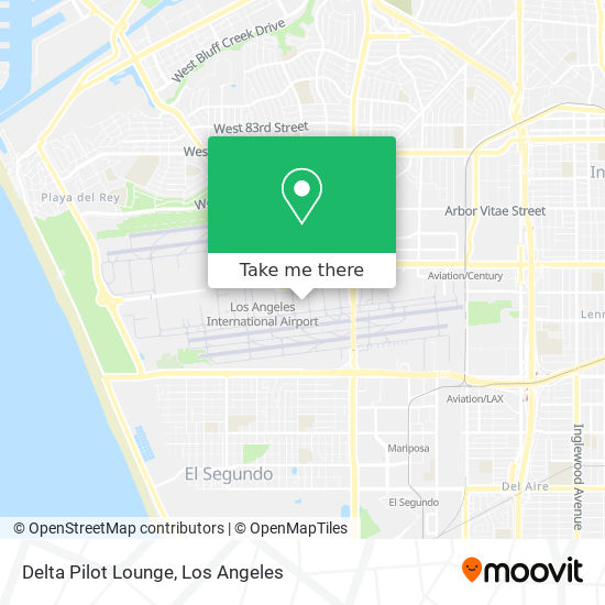 Mapa de Delta Pilot Lounge