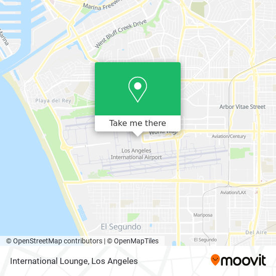 International Lounge map