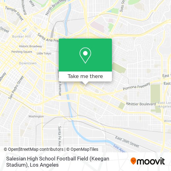 Mapa de Salesian High School Football Field (Keegan Stadium)