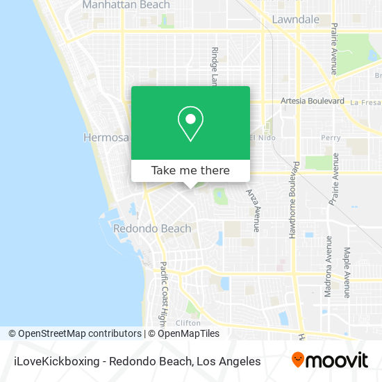 iLoveKickboxing - Redondo Beach map