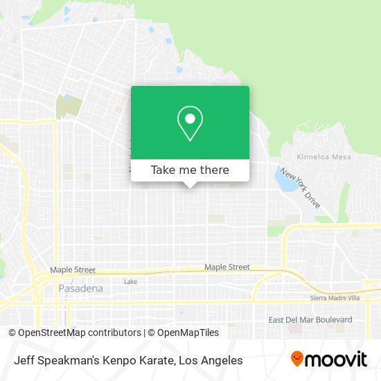 Jeff Speakman's Kenpo Karate map