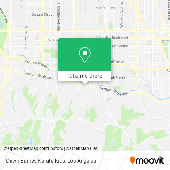 Mapa de Dawn Barnes Karate Kids