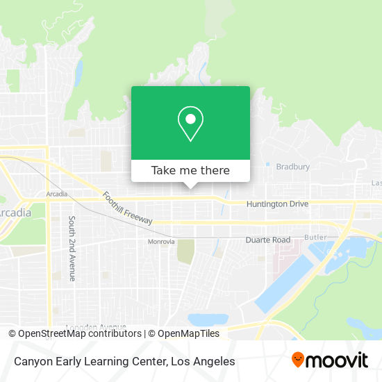 Canyon Early Learning Center map
