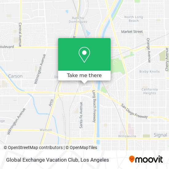 Global Exchange Vacation Club map