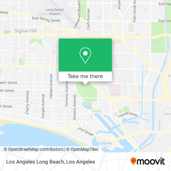 Los Angeles Long Beach map