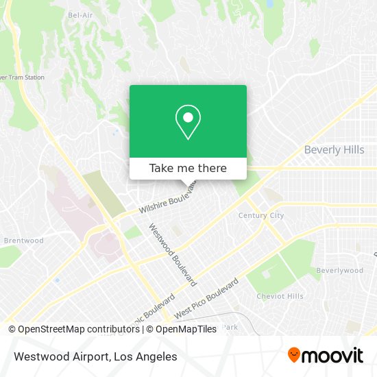 Westwood Airport map