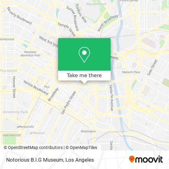 Notorious B.I.G Museum map