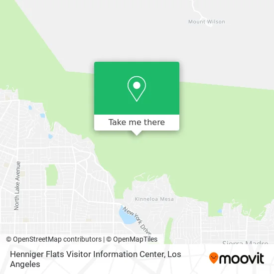 Henniger Flats Visitor Information Center map