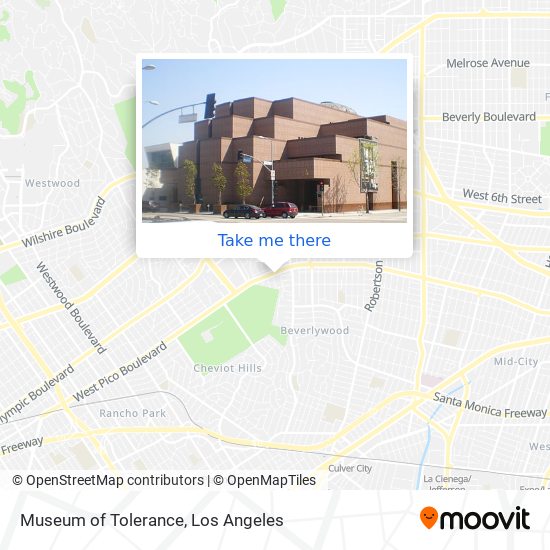 Mapa de Museum of Tolerance