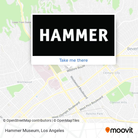 Hammer Museum map