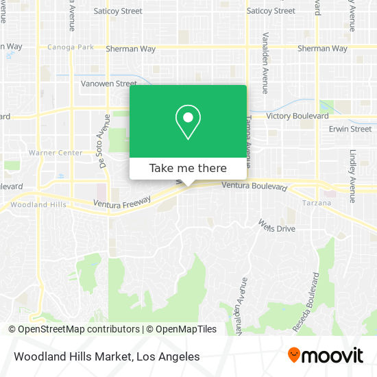 Mapa de Woodland Hills Market