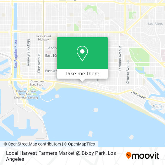 Mapa de Local Harvest Farmers Market @ Bixby Park