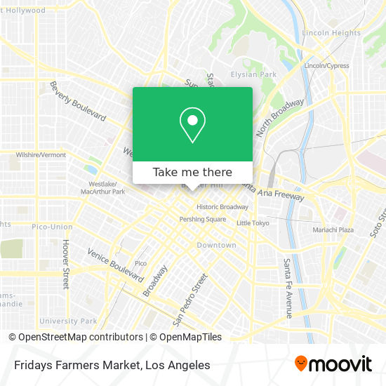 Mapa de Fridays Farmers Market