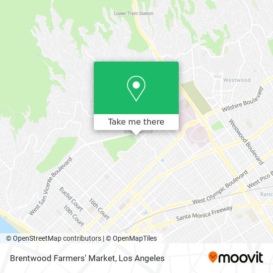 Mapa de Brentwood Farmers' Market