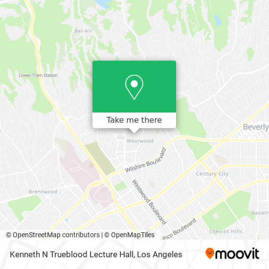 Kenneth N Trueblood Lecture Hall map