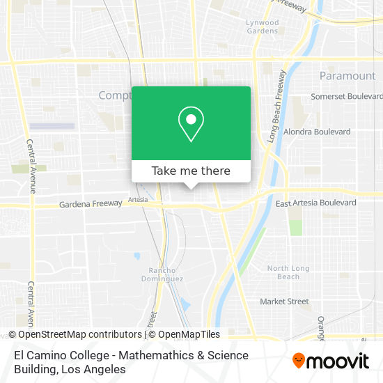 El Camino College - Mathemathics & Science Building map