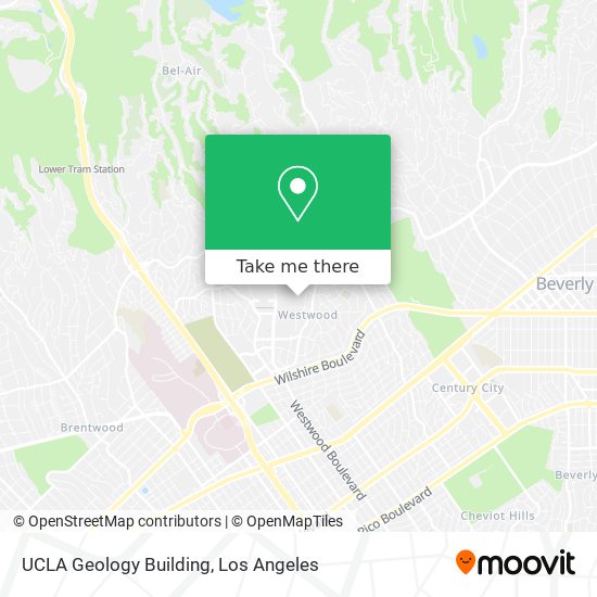 UCLA Geology Building map
