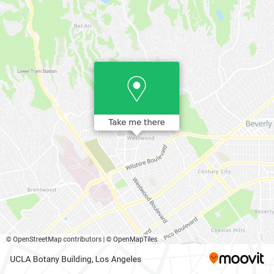 UCLA Botany Building map