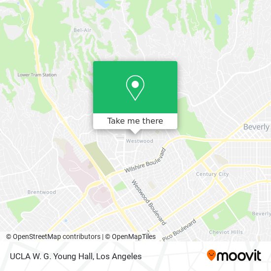Mapa de UCLA W. G. Young Hall