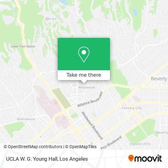 UCLA W. G. Young Hall map