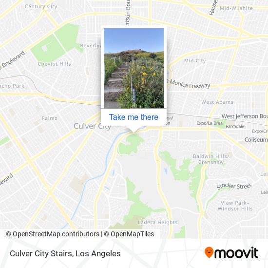 Culver City Stairs map