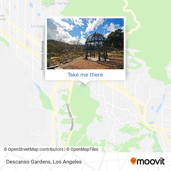 Mapa de Descanso Gardens